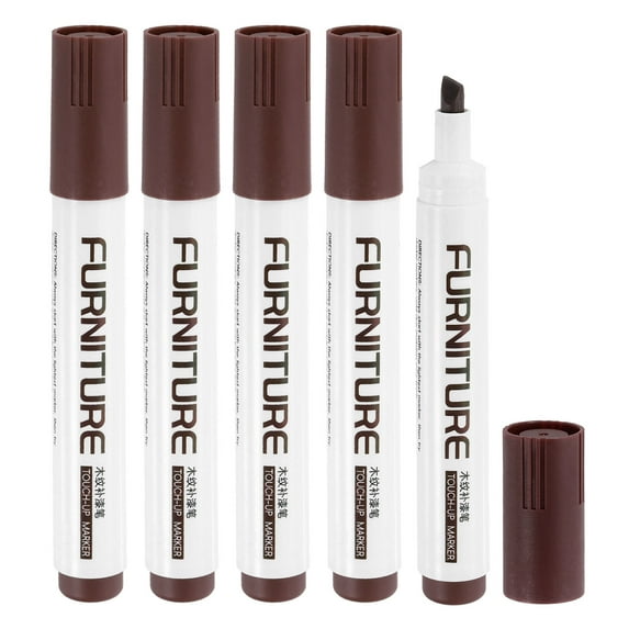 Uxcell Furniture Markers Touch Up, Furniture Repair Kit Wood Maker Reddish Brown