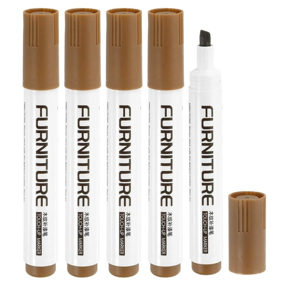 Uxcell Furniture Markers Touch Up, Furniture Repair Kit Wood Maker Rusted Brown