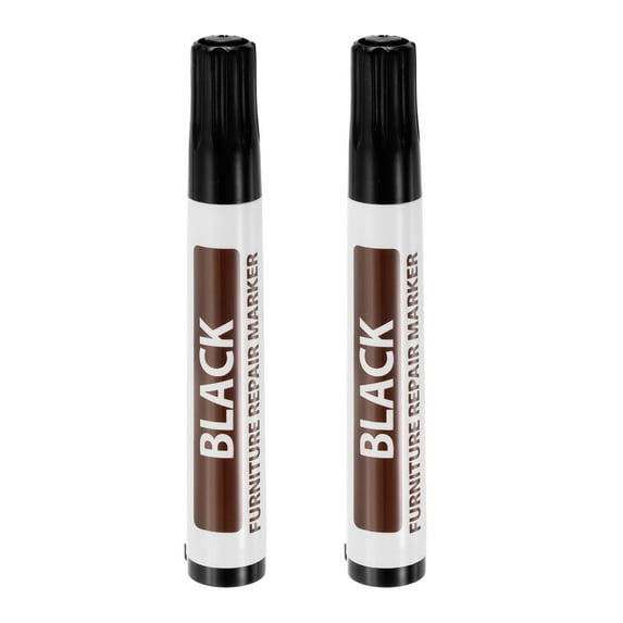 Uxcell Furniture Repair Wood Markers, Touch Up Filler Sticks Black