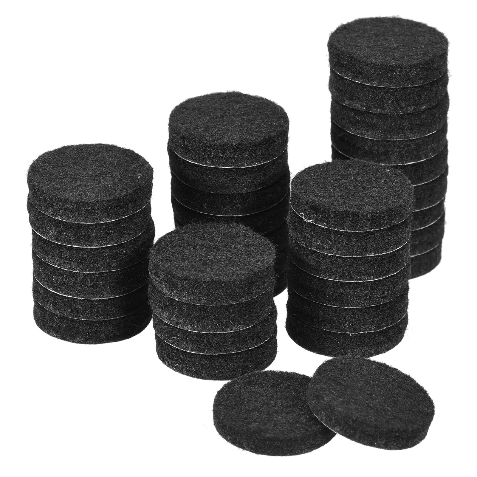 Uxcell Furniture Sliders, 80Pack 1'' Round Self Adhesive Felt Furniture