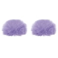 thumbnail image 1 of Uxcell Furry Microphone Windscreen 7mm  x 60mm Mic Cover Windshield for Indoor Outdoor Microphone Purple 2 Pack, 1 of 6