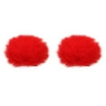 thumbnail image 1 of Uxcell Furry Microphone Windscreen 7mm  x 62mm Mic Cover Windshield for Indoor Outdoor Microphone Red 2 Pack, 1 of 6