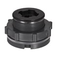 thumbnail image 1 of Uxcell G1-1/2 Thread Bulkhead Tank Adapter with Plug Fitting 1 Set, 1 of 5