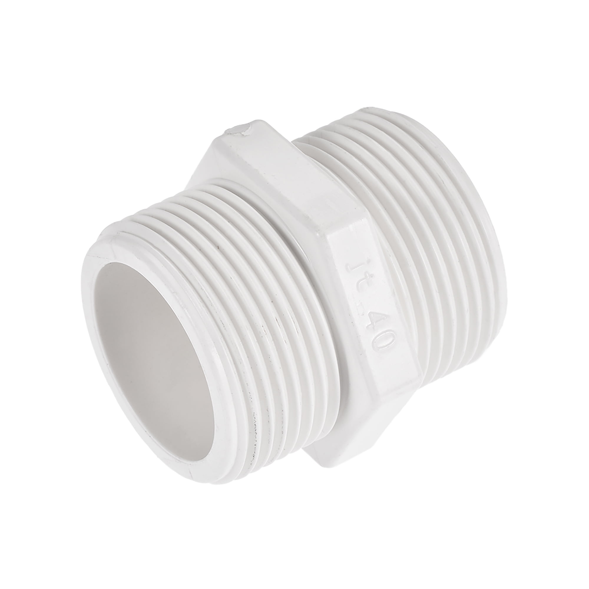 Raccords Tuyau POM G1/2 Mâle-mâle - Lot De 5, Hexagonal, Blanc