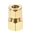 thumbnail image 1 of Uxcell G1/2 Female Thread x 12mm Tube OD Brass Compression Tube Fitting, 1 of 5