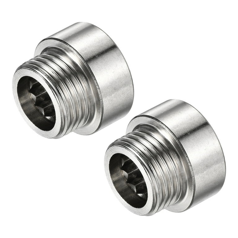 Uxcell G1/2 Female to G1/2 Male Thread 10mm Stainless Steel