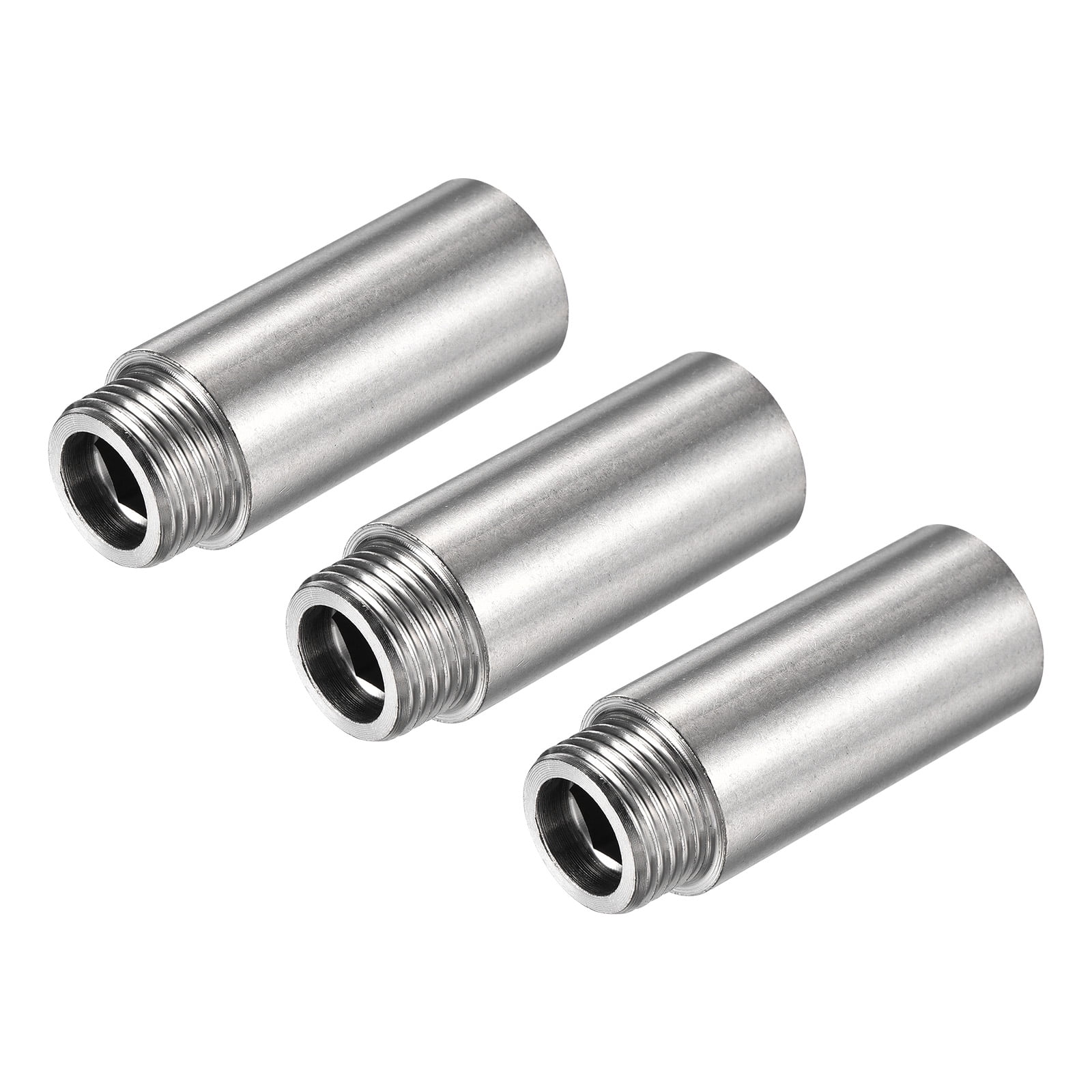 Uxcell G1/2 Female to G1/2 Male Thread 20mm Stainless Steel