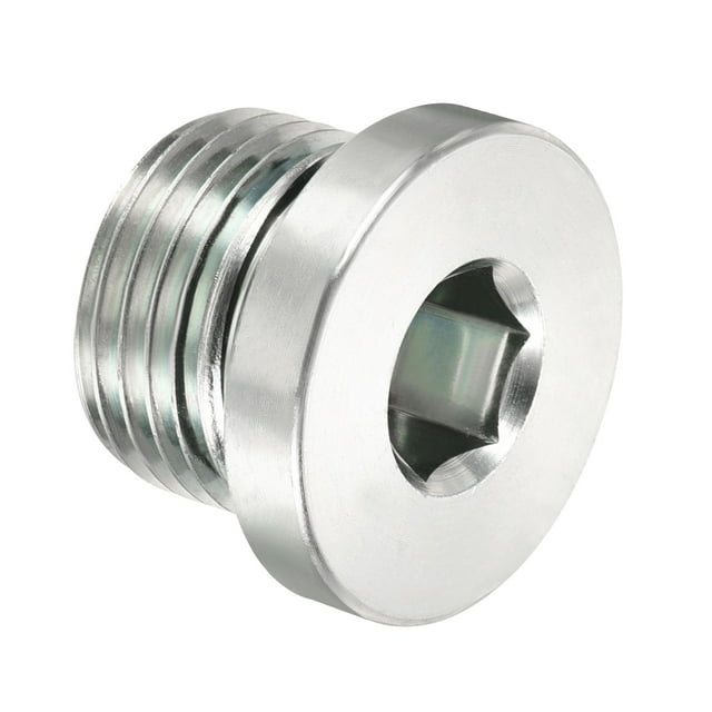 Uxcell G1/2 Internal Hex Head Pipe Fitting Plug, Male Thread 45# Steel ...