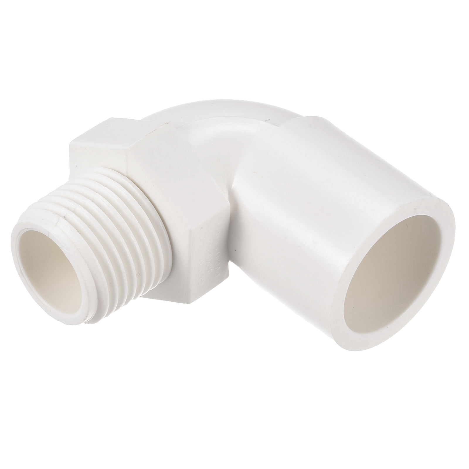 Uxcell G1/2 Male Thread 20mm ID PVC Water Pipe Elbow Fitting Adapter ...