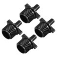 thumbnail image 1 of Uxcell G1/2 Male Thread 5/7.5mm Drip Plastic Hose Fitting Connector 20 Count, 1 of 3