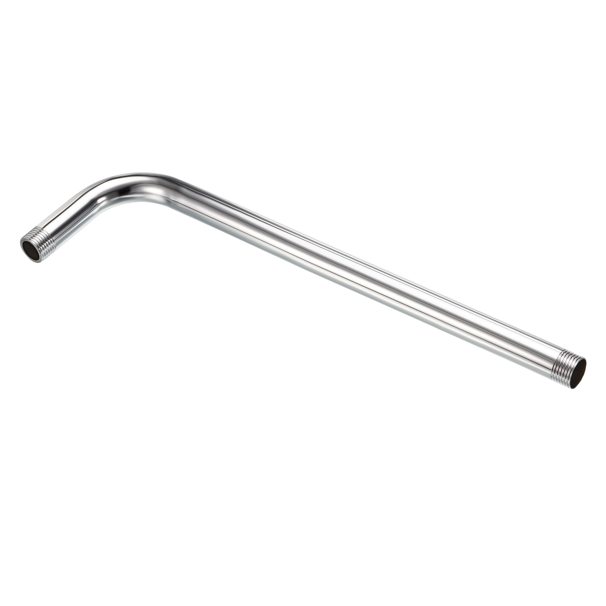 Uxcell G1/2 Male Thread Shower Arm 16.14" Length Wall Mounted Extension