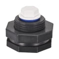 thumbnail image 1 of Uxcell G1/2 Thread Bulkhead Tank Adapter with White PPR Plug Fitting 1 Set, 1 of 5