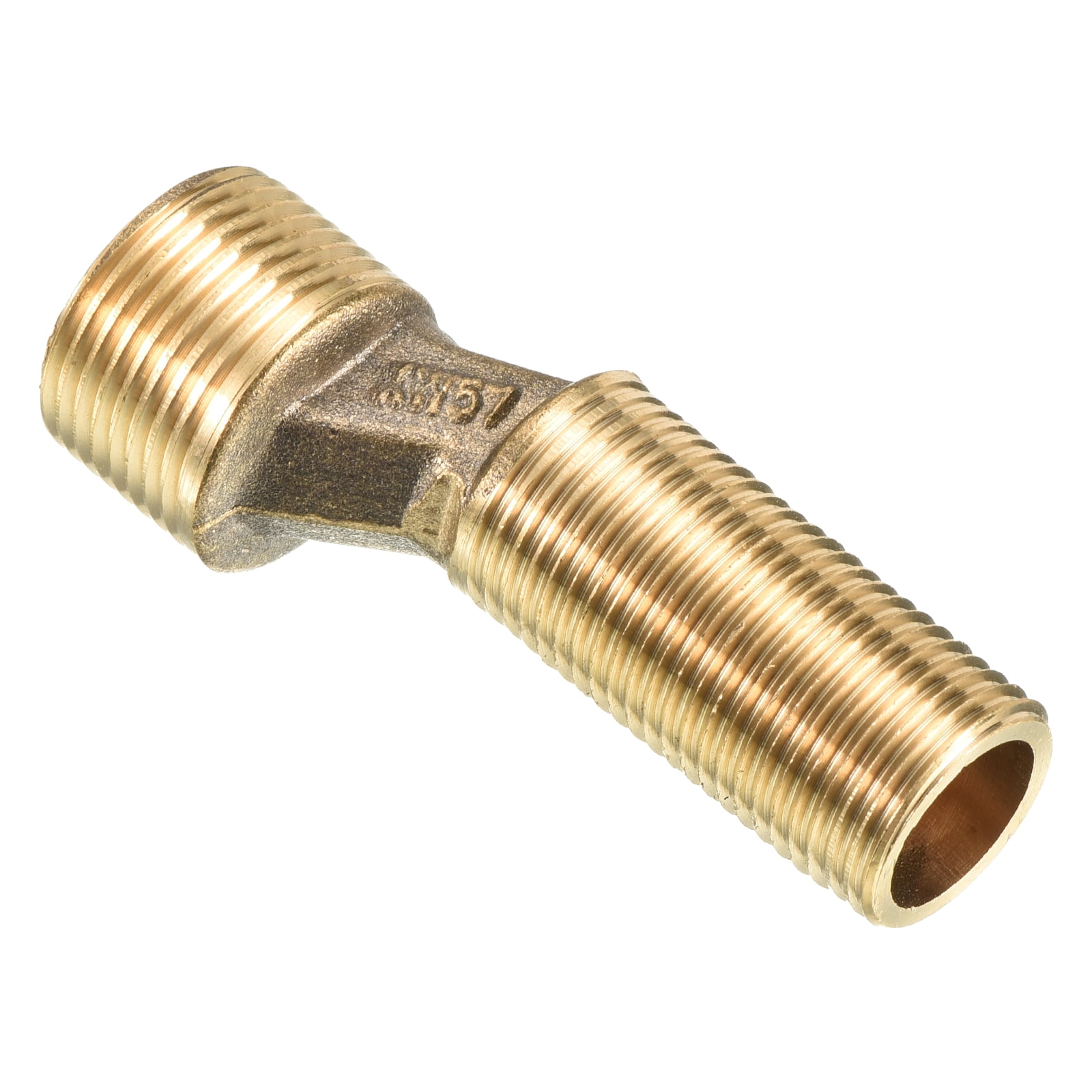 Uxcell G1/2 to G3/4 Male Thread 75mm Claw Foot Bathtub Faucet Adapter 1