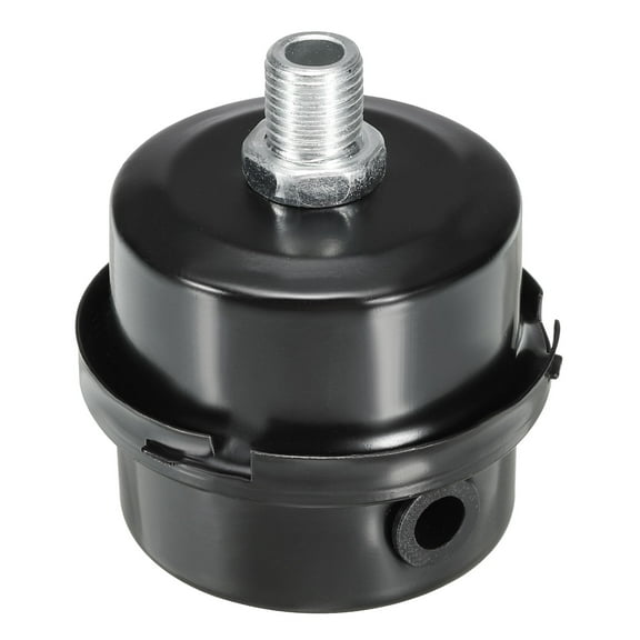 Uxcell G1/4 Air Compressor Silencers Filter, Intake Muffler, Black, White