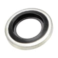 thumbnail image 1 of Uxcell G1/8 15.9x8.5x2.9mm Carbon Steel NBR Bonded Sealing Washer Gasket 50 Count, 1 of 5