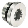 thumbnail image 1 of Uxcell G1 Internal Hex Head Pipe Fitting Plug, Male Thread 45# Steel Socket Plug with Sealing Ring, 1 of 5