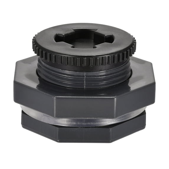 Uxcell G1/2 Thread Bulkhead Tank Adapter with Plug Fitting G1 1