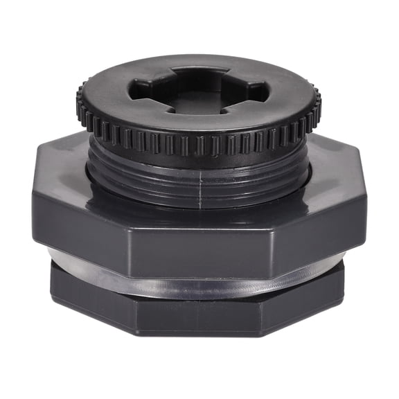 Uxcell G1/2 Thread Bulkhead Tank Adapter with Plug Fitting G1 1