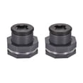 thumbnail image 1 of Uxcell G1/2 Threaded Bulkhead Tank Adapter with Plug Fitting G1 2, 1 of 5