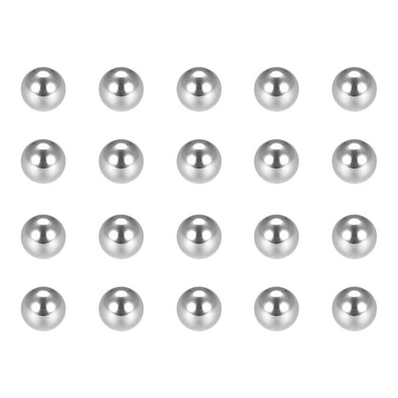 Uxcell G25 Metric Bearing Precision Balls Chrome Steel Silver Tone 100pcs 0.1''