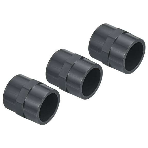 Uxcell G1/2 Female Thread Pipe Fitting 1/2" Socket Straight Tube Hose Connector Adapter 4 Pack, G3/4 x 3/4" 3