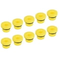 thumbnail image 1 of Uxcell G3/8 Hold Plugs Plastic Male Threaded Hex Socket End Cap, Yellow 10 Pack, 1 of 5