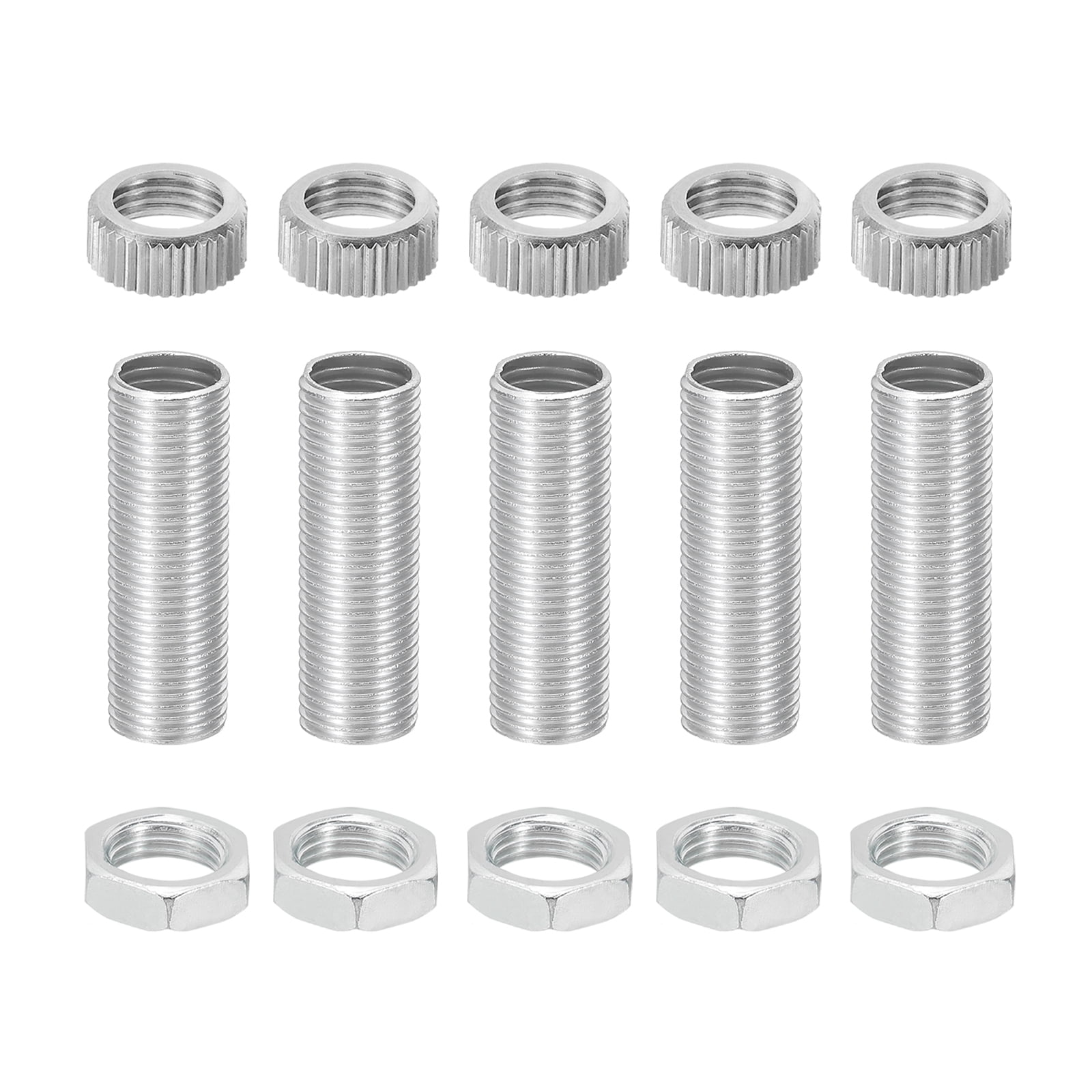 Uxcell G4 Lamp Hardware Fixtures Kit, M10x30mm Thread Lamp Pipe Nipple