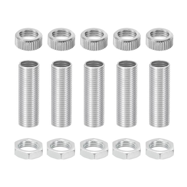 Uxcell G4 Lamp Hardware Fixtures Kit, M10x30mm Thread Lamp Pipe Nipple