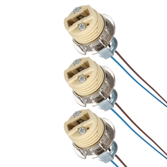 Uxcell G9 Ceramic Base Socket, Halogen Bulb Base Ceramic Lamp Holder 3