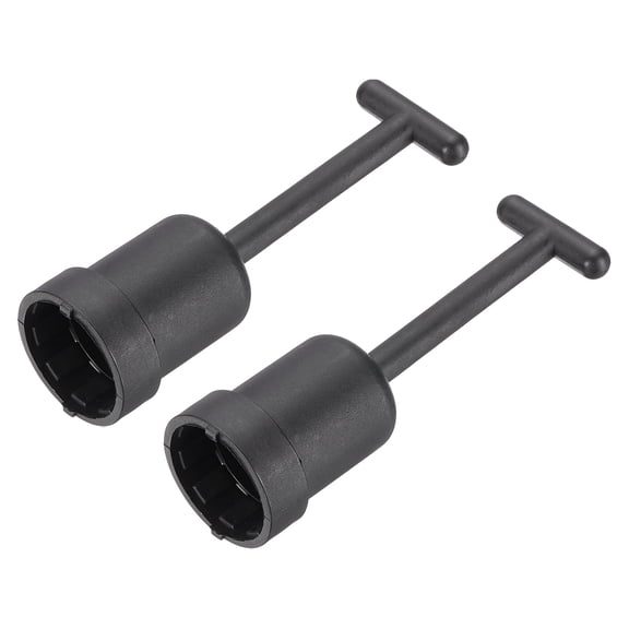 Uxcell G9 Socket Ring Removal Tool, 2Pcs Light Replacing Accessories, 92mm Black