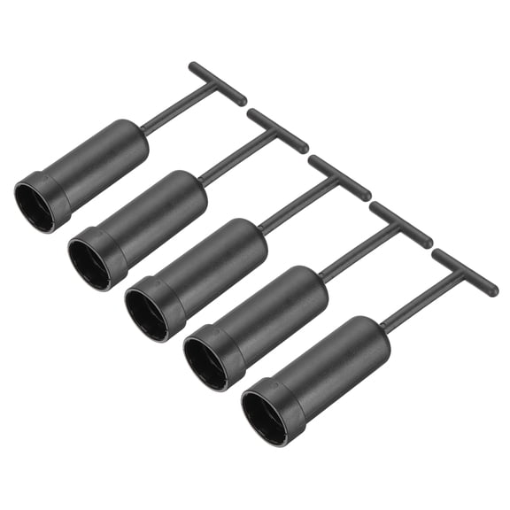Uxcell G9 Socket Ring Removal Tool, 5Pcs Light Replacing Accessories, 120mm Black