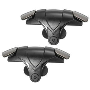 Uxcell Gaming Trigger Mobile Game Controller 1 Pair Double Side Fire Keys Universal Silver