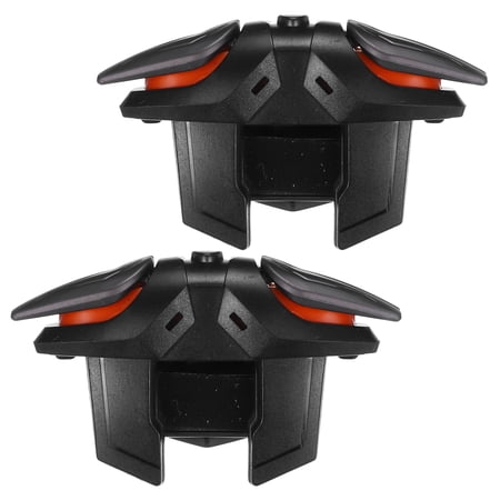 Uxcell Gaming Trigger Mobile Game Controller 1 Pair Single Shot Fire Keys Universal Shooter Sensitive Black