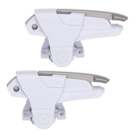 Uxcell Gaming Trigger Mobile Game Controller 1 Pair Fire Keys Alloy White