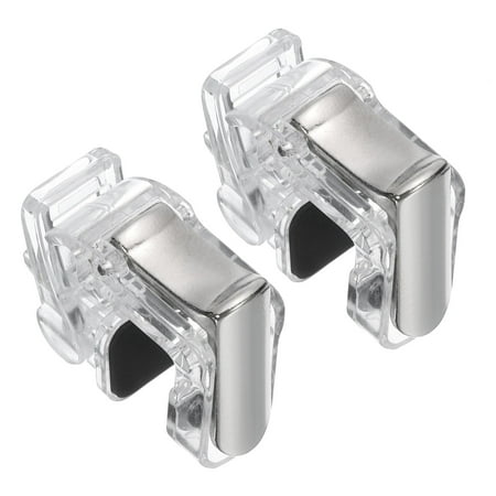Uxcell Gaming Trigger Mobile Game Controller Fire Keys Alloy Button Clear