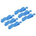 thumbnail image 1 of Uxcell Garbage Bin Clip, Kitchen Trash Can Bag Clips Waste Bin Clamp Blue 6 Pack, 1 of 5