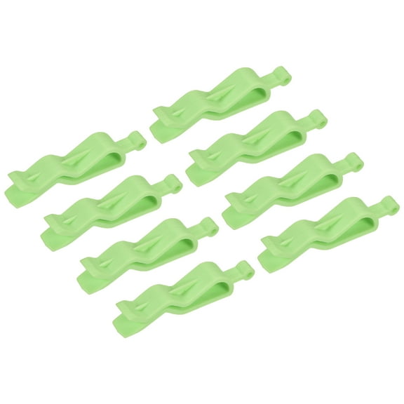 Uxcell Garbage Bin Clip, Kitchen Trash Can Bag Clips Waste Bin Clamp Green 12 Pack
