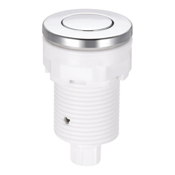 Uxcell Garbage Disposal Air Switch Button Self Locking 1.1inch Dia for Sink Top Waste Disposer