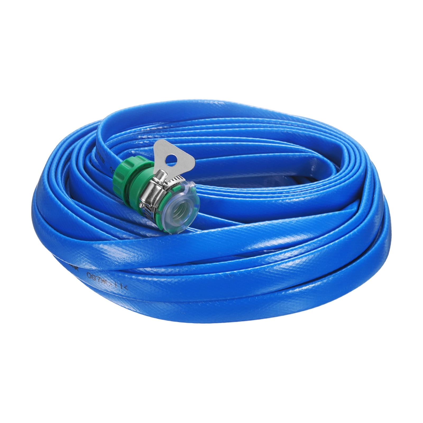 Uxcell Garden Hose 65ft Durable TPE Anti-Kink Water Hose Non-Expanding Flexible Yard Hose with Universal Water Connector Fittings for Outdoor Watering Cleaning House Car Wash, Blue
