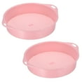 thumbnail image 1 of Uxcell Garden Sifting Pan Plastic Potting Sieve Mesh Filter Soil Screen Tool, Pink 2 Pack, 1 of 5