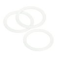 thumbnail image 1 of Uxcell Gasket Seal Coffee Maker White Silicone Ring  50x64x2.5mm for 3-Cup Aluminium Coffee Pot, Pack of 3, 1 of 5