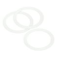 thumbnail image 1 of Uxcell Gasket Seal Coffee Maker White Silicone Ring  62x80.5x2.5mm for 9-Cup Aluminium Coffee Pot, Pack of 3, 1 of 5