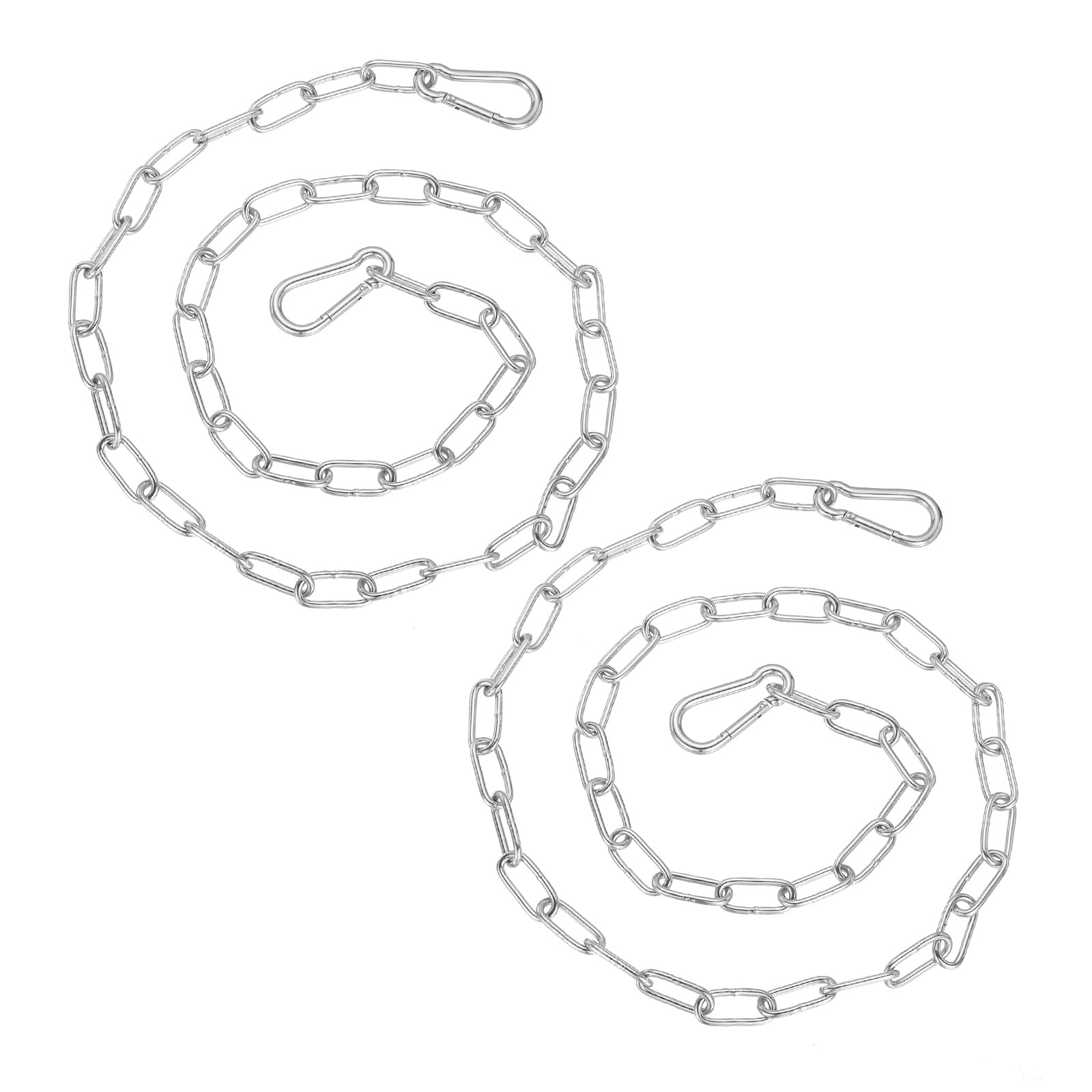 Uxcell Gate Chain Lock, (39.4Inch, Silver) (2Pcs)304 Stainless Steel ...