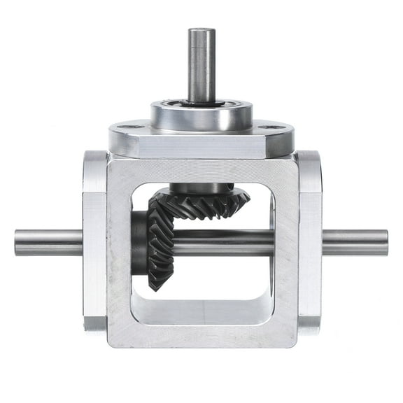 Gear Box 90 Degree Right Angle Bevel Gearbox 1:1 Forward Double Output Shaft