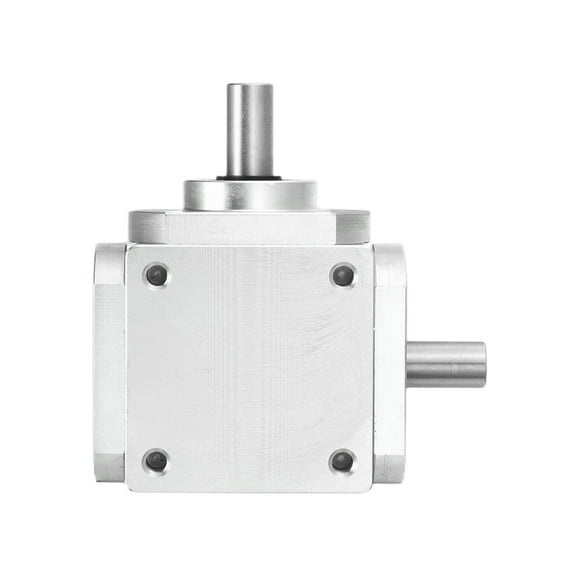 Uxcell Gear Box 90 Degree Right Angle Bevel Gearbox 1:1 Left Single Output Shaft 1 Module Bevel Gear 0.31'' Shaft
