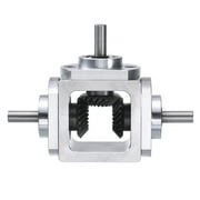 Uxcell 90 Degree Right Angle Bevel Gearbox 11 Reversing Double Output 6mm Shaft 1M 20T