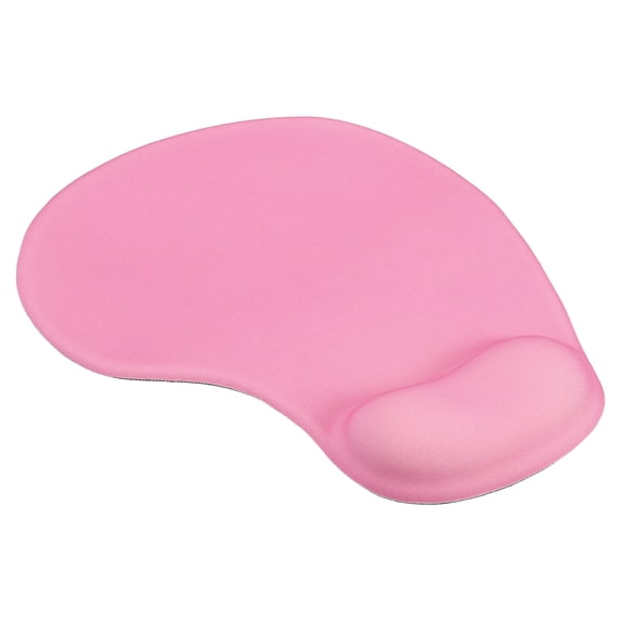 Uxcell Gel Mouse Pad with Wrist Rest Ergonomic Mouse Pad Comfortable Memory Foam Non-Slip Base Soft, Pink