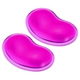 thumbnail image 1 of Uxcell Gel Mouse Wrist Rest Mouse Wrist Support Ergonomic Mouse Pad Cushion Comfortable Memory Foam, Purple 2 Pack, 1 of 5