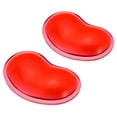 thumbnail image 1 of Uxcell Gel Mouse Wrist Rest Mouse Wrist Support Ergonomic Mouse Pad Cushion Comfortable Memory Foam, Red 2 Pack, 1 of 5