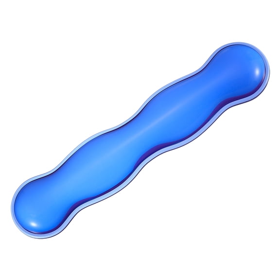 Uxcell Gel Wrist Rest, Gel Mouse Pad Mouse Wrist Support for Keyboard and Mouse Ergonomic,Keyboard Pad Blue